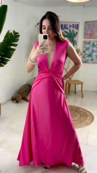 Vestido Longo Clarice – Ref. 322 | FARM